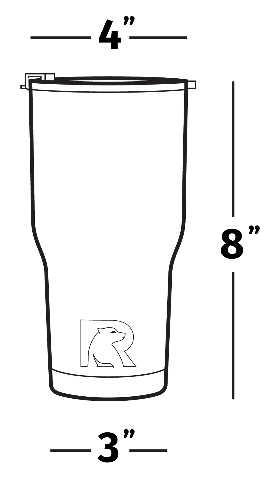 30oz Rtic© Premium Logo Tumbler