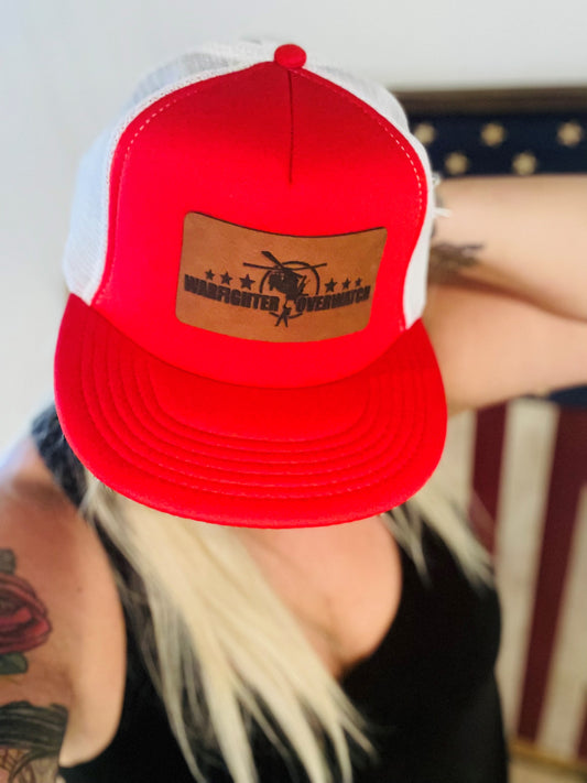 Leather Patch Trucker Hat