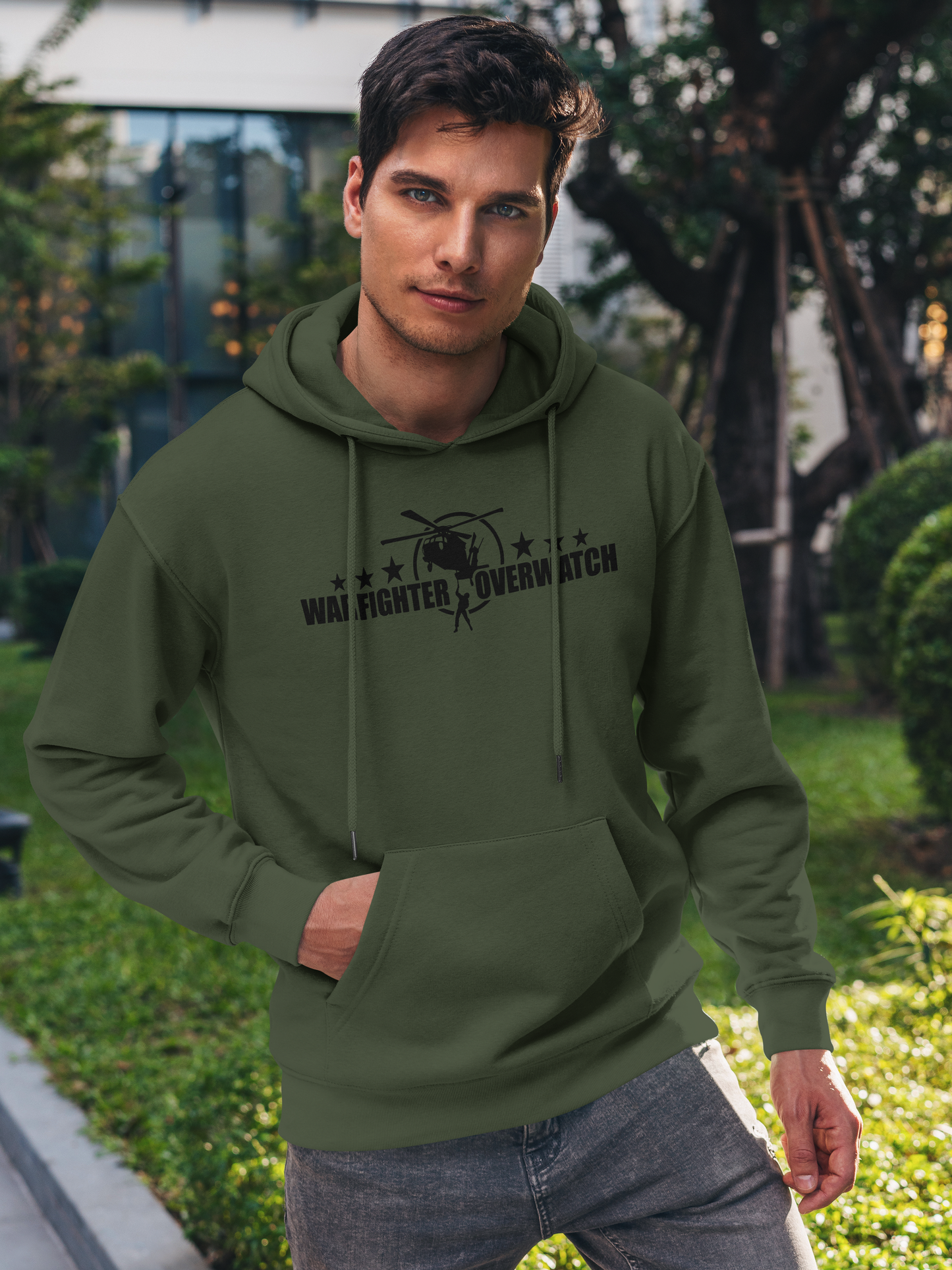 Warfighter Overwatch Premium Logo Hoodie